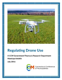 Regulating Drone Use