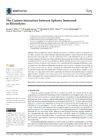 The Casimir Interaction Between Spheres Immersed in Electrolytes