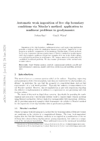 Automatic Weak Imposition of Free Slip Boundary Conditions Via Nitsche's