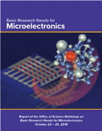 Basic Research Needs for Microelectronics
