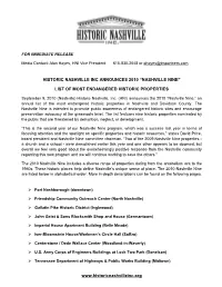 For Immediate Release
