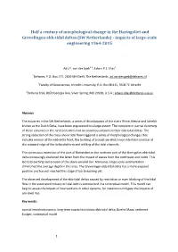 Half a Century of Morphological Change in the Haringvliet and Grevelingen Ebb-Tidal Deltas (SW Netherlands) - Impacts of Large-Scale Engineering 1964-2015