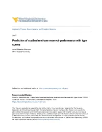 Prediction of Coalbed Methane Reservoir Performance with Type Curves