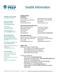 Seattle Information