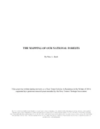 The Mapping of Our National Forests