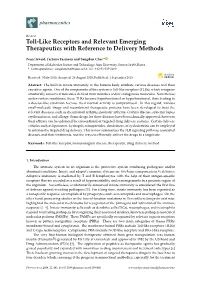 Toll-Like Receptors and Relevant Emerging Therapeutics with Reference to Delivery Methods