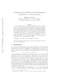 Valuative Characterization of Central Extensions of Algebraic Tori on Krull