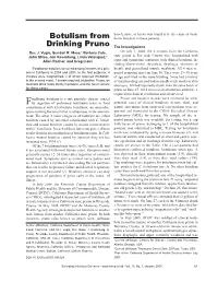 Botulism from Drinking Pruno
