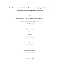Variable Movements After Catch-And-Release Tournament Angling and Isotopic Niches