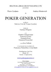 Pb POKER GENERATION