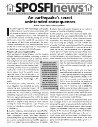 An Earthquake's Secret Unintended Consequences