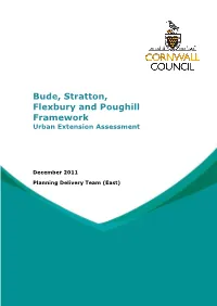 Bude, Stratton, Flexbury and Poughill Framework: Urban Extensions Assessment 2