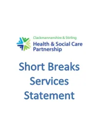 HSCP Short Breaks Statement