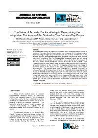 The Value of Acoustic Backscattering in Determining the Integration