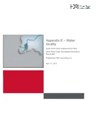 Appendix E – Water Quality South Platte Basin Implementation Plan South Platte Basin Roundtable/Metro Basin Roundtable