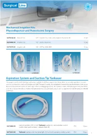 Aspiration System and Suction Tip Yankauer