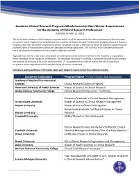 Certification Accredited Schools List