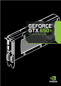 NVIDIA Geforce GTX 650 Ti