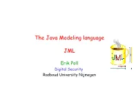 The Java Modeling Language