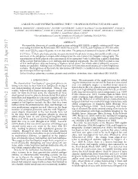 A Multi-Planet System Transiting the $ V $= 9 Rapidly Rotating F-Star HD
