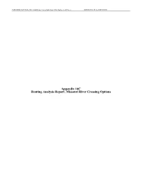 Appendix 10C Routing Analysis Report, Missouri River Crossing Options Routing Analysis