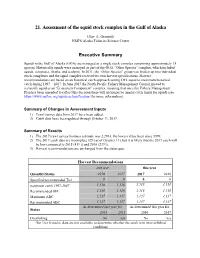 Assessment of the Squid Stock Complex in the Gulf of Alaska