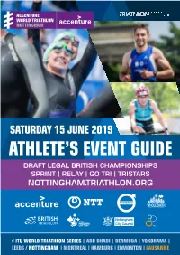 Athlete's Event Guide