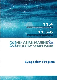 Symposium Full Program
