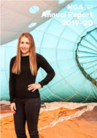 Annual Report 2019–20 Snapshot of the National Gallery of Australia