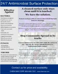 Antimicrobial Surface Protection
