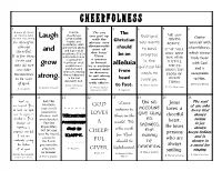 C H E E R F U L N E