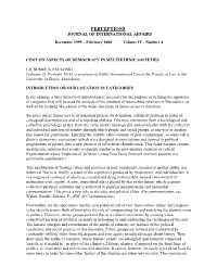 Certain Aspects of Democracy in Multiethnic Societies