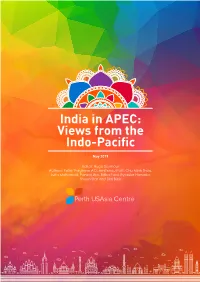 India in APEC: Views from the Indo-Pacific