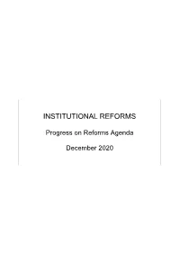 Institutional Reforms Cell