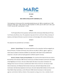 MARC By-Laws