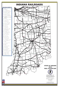 State of Indiana 2013 Rail System