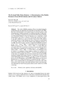The Ks-Band Tully–Fisher Relation – a Determination of the Hubble Parameter from 218 Sci Galaxies and 16 Galaxy Clusters