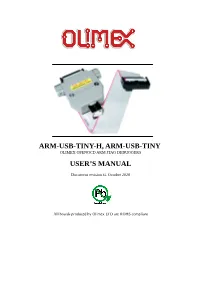 ARM-USB-TINY User's Manual
