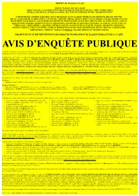 Extrait D'arrete