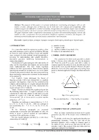 ( ) Methods for Construction of Odd Number Pointed