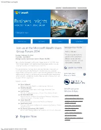 Microsoft Business Insights