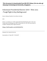 West Java : Tough Fight in Key Battleground