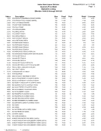 Alphabetical Pricing for June