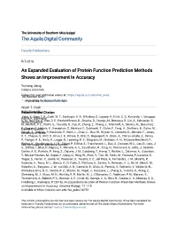 An Expanded Evaluation of Protein Function Prediction Methods Shows an Improvement in Accuracy