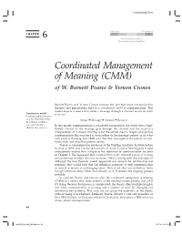 Coordinated Management of Meaning (CMM)