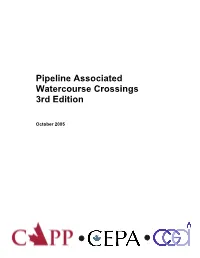 Pipeline Associated Watercourse Crossings 3Rd Edition