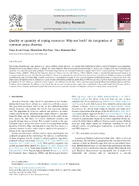 An Integration of Common Stress Theories