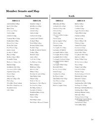 Area Map and List