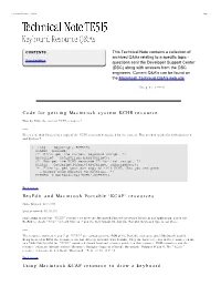 Code for Getting Macintosh System KCHR Resource Resedit And