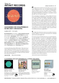 133 New on Globe Unity Orchestra